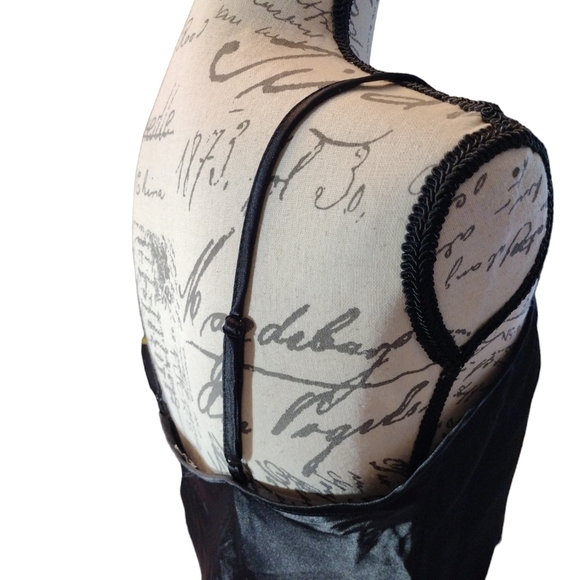 Bebe Satin Cowl Neck Slip Dress - Picture 4 of 7